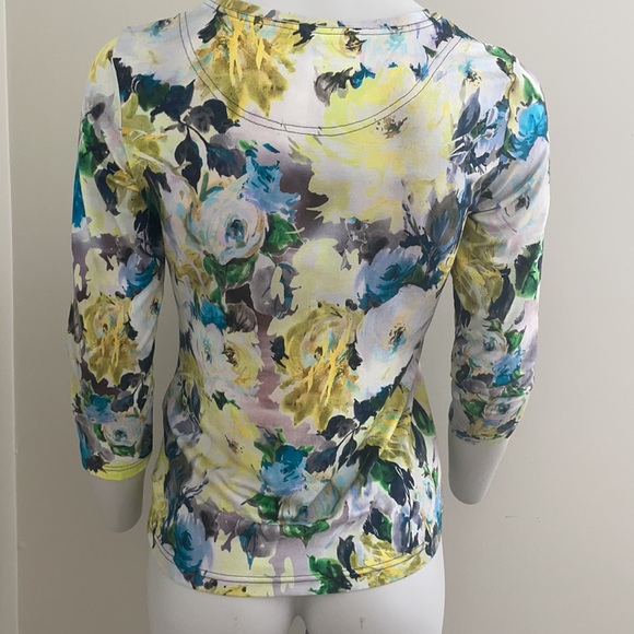 Apanage Floral Viscose-blend T-Shirt 4 - Picture 7 of 16